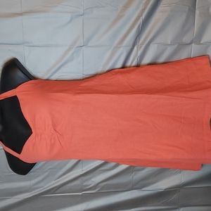 Old Navy Coral Linen Cami Dress